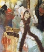 Edgar Degas Portrait apres un Bal costume Spain oil painting artist